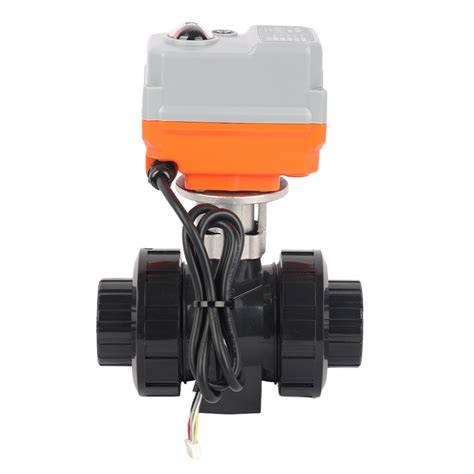 Gf Type Upvc Ball Valve Electric Valve Actuator Manufacturers Electric Actuated Pvc Ball Valve