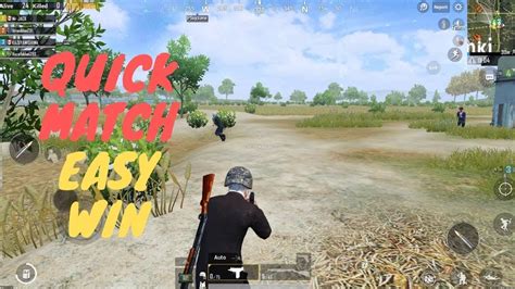 Pubg Mobile Quick Match Good Teamwork Easy Win Youtube