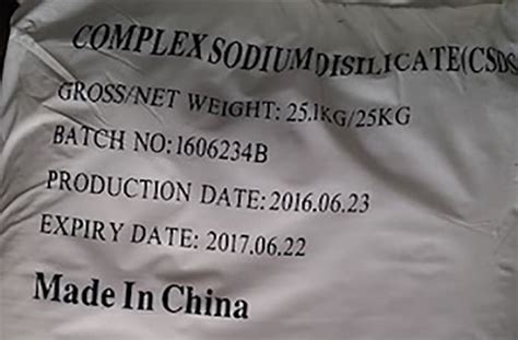 Complex Sodium Di Silicate CSDS ETG Cure Chem Zambia Ltd