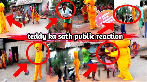 Teddy Bear Funny Video Ka Public Reaction Funny Video Teddy Bear