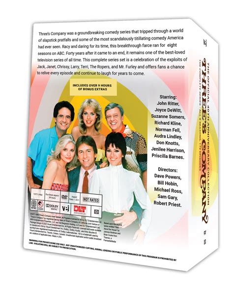 Threes A Crowd In Threes Company The Official 40th Anniversary Dvd Collection Sitcoms