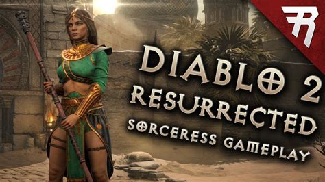 Diablo Resurrected Alpha Gameplay Sorceress Stream Youtube