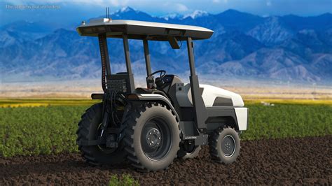 Autonomous Electric Tractor Rigged 3D Model 99 Max Free3D