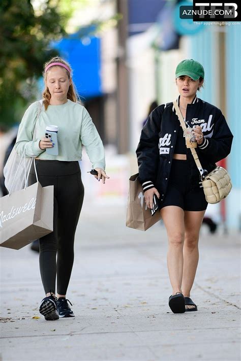 Lucy Hale Sexy Seen Showing Off Her Hot Legs Out With A Friend In Studio City Aznude