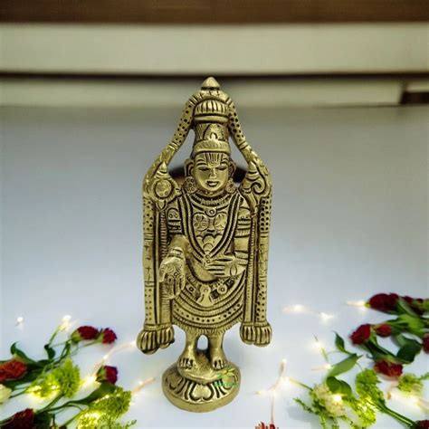 Aakrati Tirupati Balaji Brass Lord Sri Venkateswara Incarnation Of