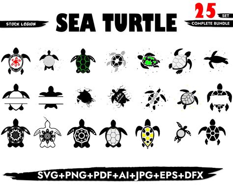 Sea Turtle Svg Svg Bundle Beach Svg Summer Svg Vector By