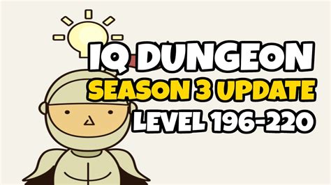 IQ Dungeon SEASON 3 Level 196 220 Bonus 13 Walkthrough YouTube