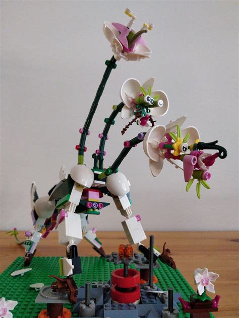 Here S Some Body Pics Of The Orchid Monster Made From Lego Orchid Set And A Small Classic Set