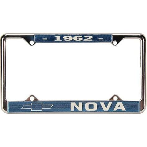 Oer Lf62n 1962 Chevy Ii Nova License Plate Frame