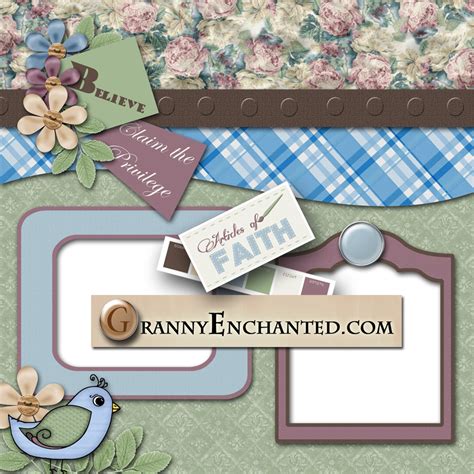 Granny Enchanted S Blog Free Digi Scrapbook Articles Of Faith Left