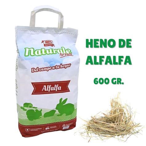 Heno Alfalfa Naturale Para Roedores Fauna Salud