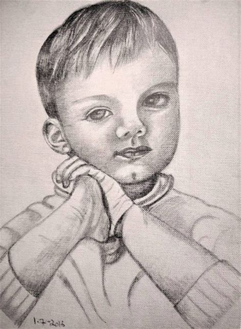 PORTRAIT-BOY-PENCIL-SHADING-KENFORTES - KenFortes painting fine Arts ...