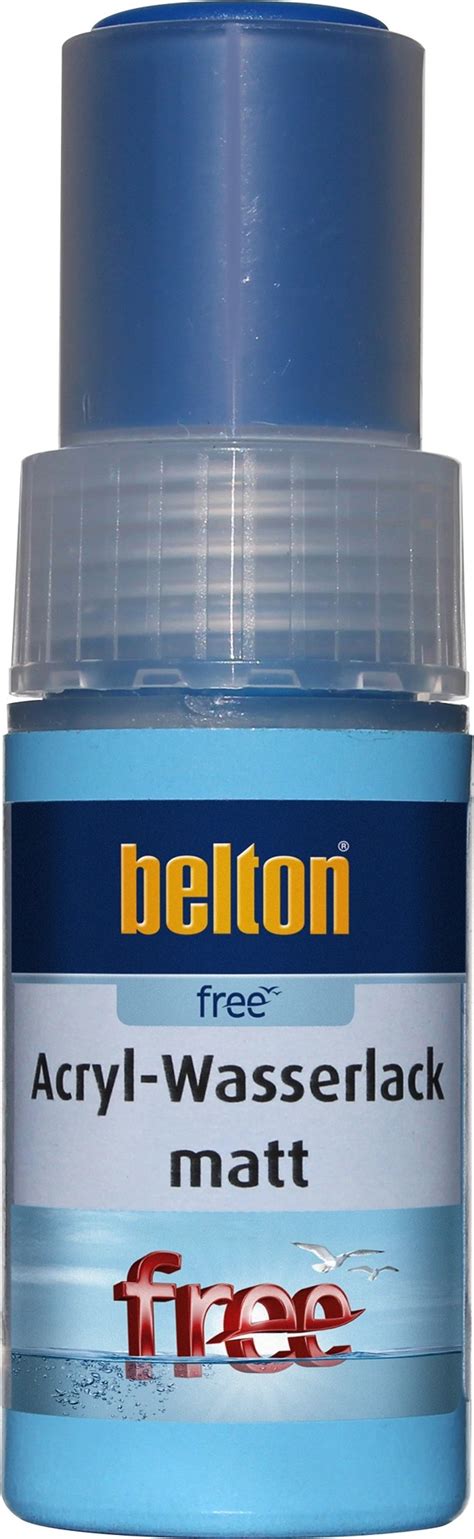 Belton Free Arcyl Wasserlackstift Enzianblau Matt Ml Kaufen Bei Obi