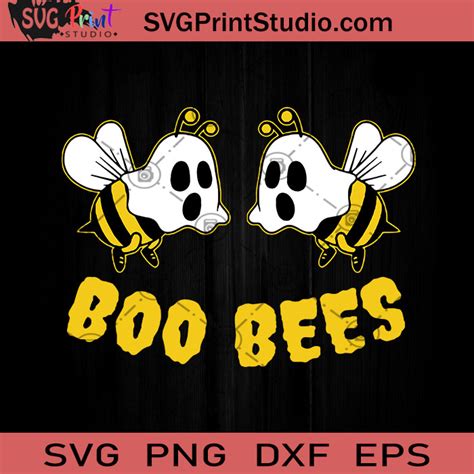 Boo Bees Svg Halloween Svg Boo Svg Cricut Digital Download Instant