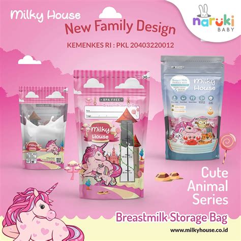 Milky House Kantong Asi Breastmilk Storage Ml Isi Pcs Kemenkes