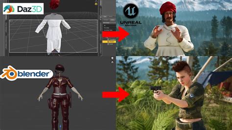 Unreal Engine Tutorial Export DAZ 3D Clothing To Metahumans Via