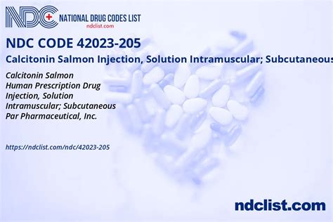 NDC 42023 205 Calcitonin Salmon Injection Solution Intramuscular