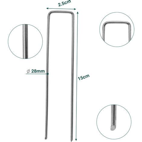 Swanew Pi Ces Ancre Au Sol Piquets En Acier Galvanis