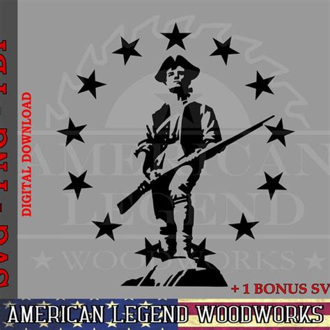 Minuteman Svg Etsy