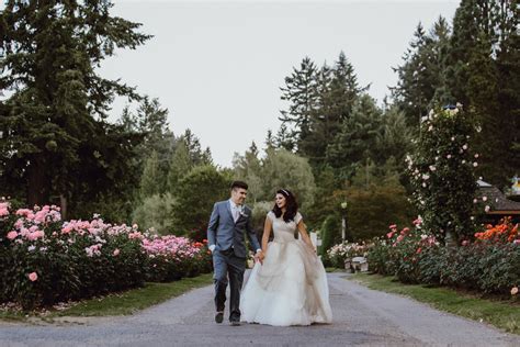 Washington Park Rose Garden Wedding | Elisa + Alex