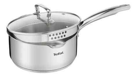 Cacerola Olla 18 Cm Tapa Tefal Duetto G7192355 Acero Inox Color Acero