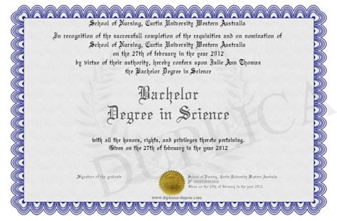 Bachelor Degree In Science