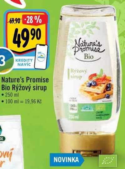 Archiv Nature S Promise Bio R Ov Sirup Ml V Akci Platn Do