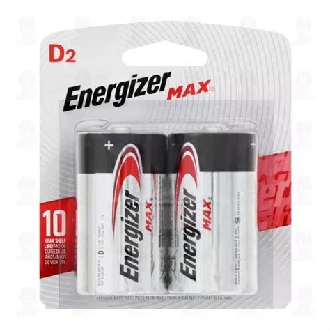 Pila Alcalina D Pzas Energizer