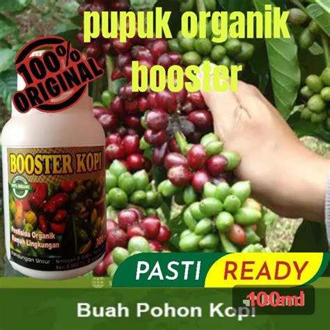 Jual Pupuk Pelebat Tanaman Buah Kopi Agar Berbuah Lebat Organik Ml