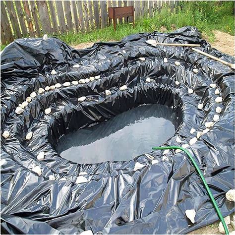 Amazon Cicolo Hdpe Rubber Pond Liner Mm Black Heavy Duty Fish