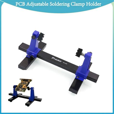 Sn Pcb Adjustable Soldering Clamp Holder Degree Rotation