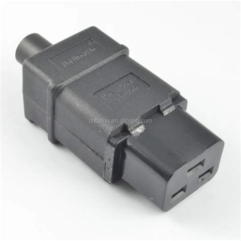 2016 New Connector Iec 320 C19 Female Ac Power Connectors Cord Plug Ss