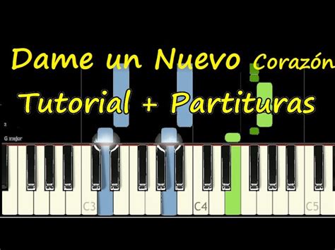 DAME UN NUEVO CORAZON SEÑOR Piano Tutorial Cover Facil Partitura PDF