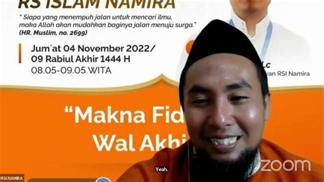 Kajian Jum At Rsi Namira Makna Fid Dunya Wal Akhirah Ust Ma Ruf Hazar