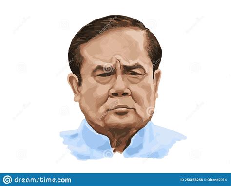 The 29th Prime Minister Of Thailand, General Prayut Chan-ocha, Vector ...