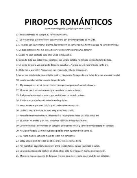 45 Piropos Románticos La mejor lista para enamorar