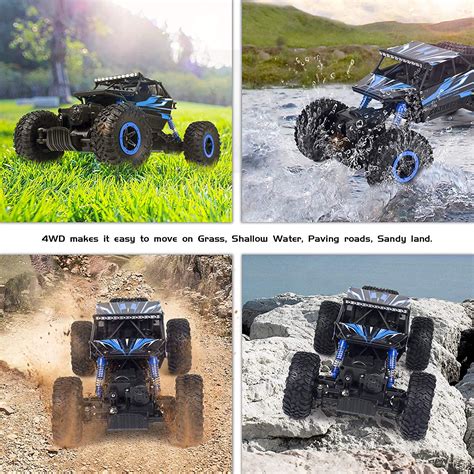 Buy Crizer Crizer Remote Control Car 24ghz Rc Cars Rechargeable 4wd Powerful All Terrains Rock