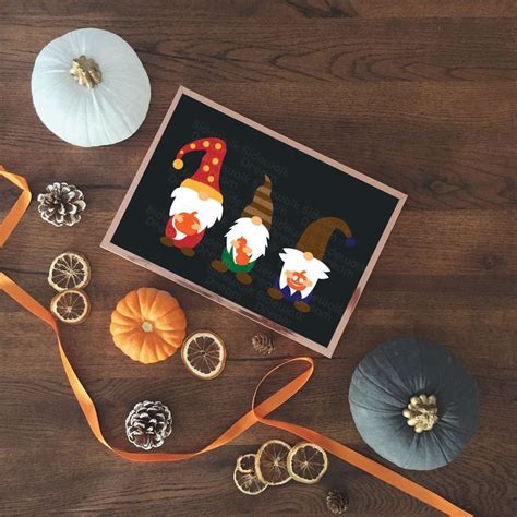 Halloween Gnomes Svg Fall Gnomes Svg Autumn Gnomes Svg Autumn Gnomies