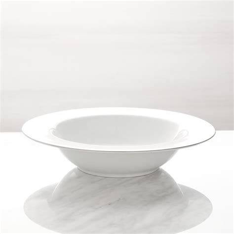 Maison Platinum Rim Serving Bowl Reviews Crate And Barrel
