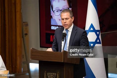 Israeli Un Ambassador Gilad Erdan Speaks At A Meeting With Families News Photo Getty Images