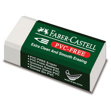 Faber Castell White Pvc Free Small Size Eraser Shop Online Erasers