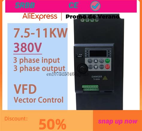 Inversor De Frecuencia Variable VFD De 380V 7 5 KW 11kW 10HP 15HP