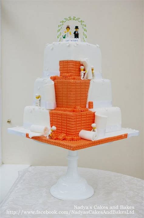 Lego Wedding Cake Cake By Nadya Cakesdecor