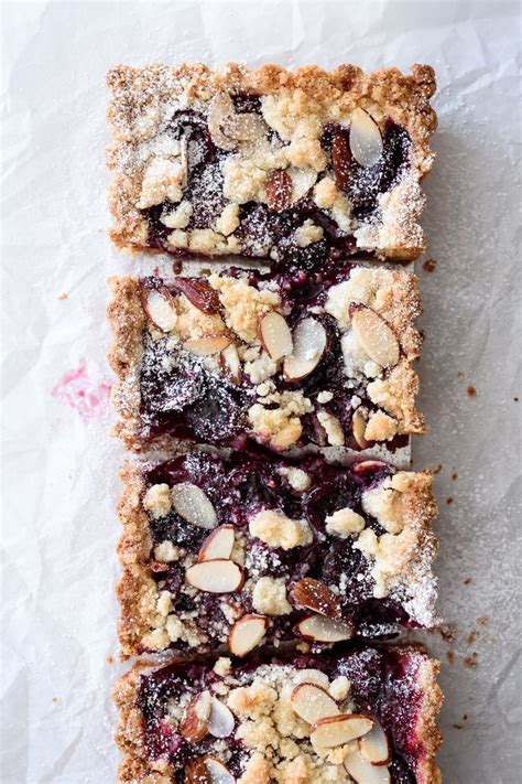 Easy Recipe For A Gluten Free Cherry Almond Tart With A Buttery Shortbread Crust Sweet Cherry