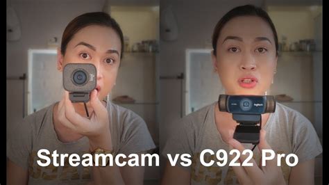 Logitech Streamcam Vs Logitech C922 Pro Youtube