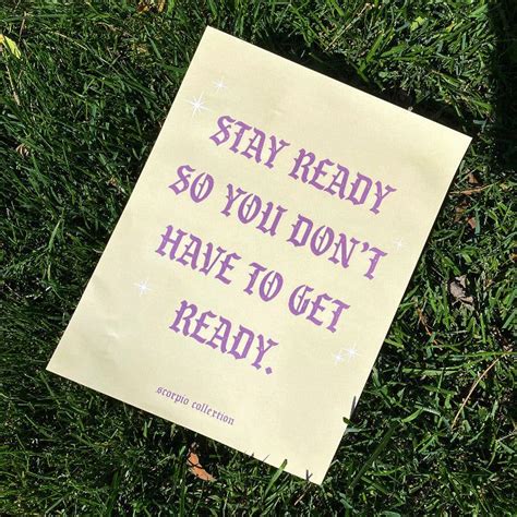 Stay Ready Dont Get Ready Artofit