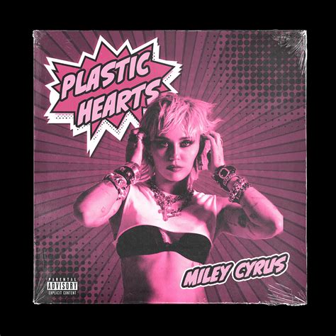 Miley Cyrus Plastic Hearts Vinyl Concept On Behance