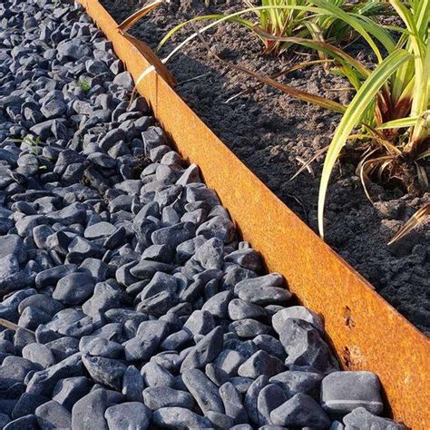 Bordure De Jardin En Acier Corten X Cm Flexible