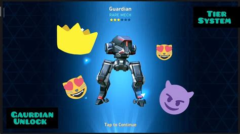 Unlocking Gaurdian In New Tier System Mech Arena Easy Ways To Unlock