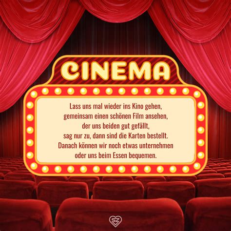 Texte für Einladung zum Kino